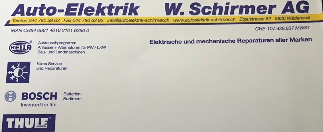 Auto-Elektrik W. Schirmer AG
