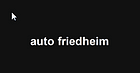 Auto R. Friedheim